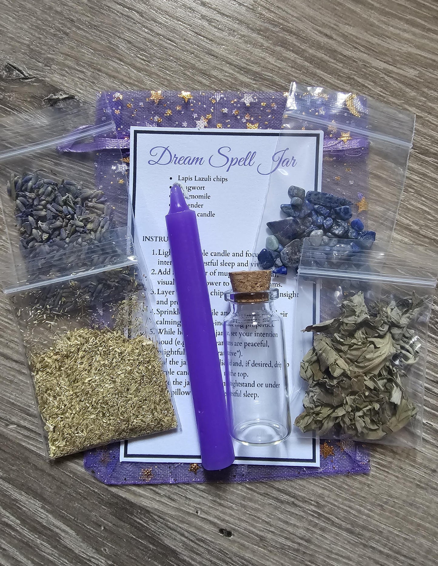 Dream Spell Jar Kit