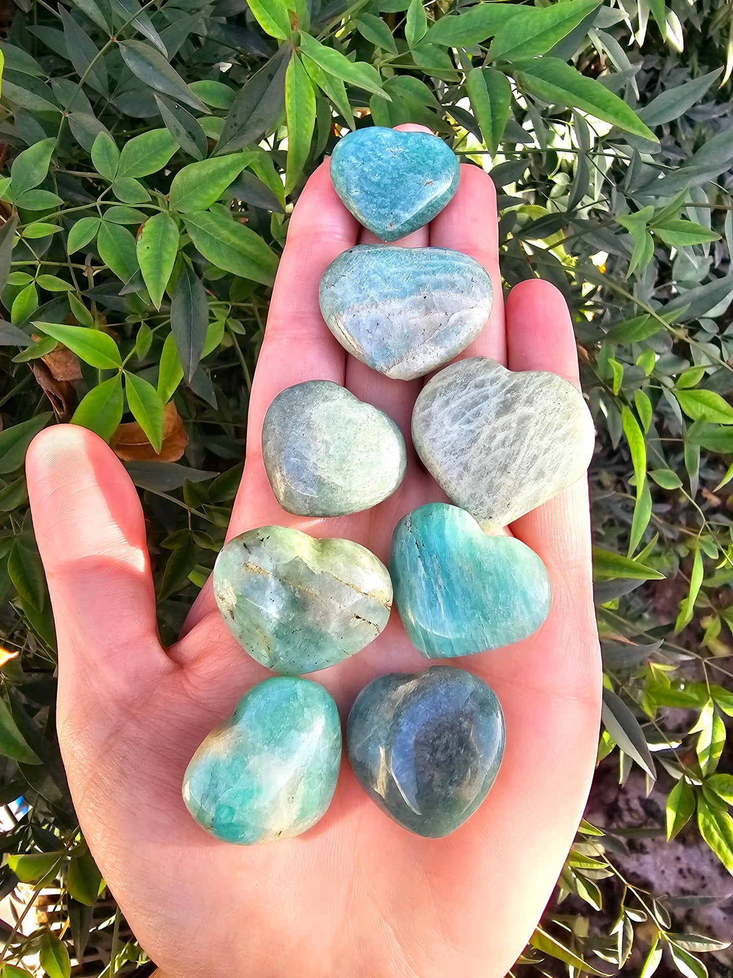 Small Amazonite Heart