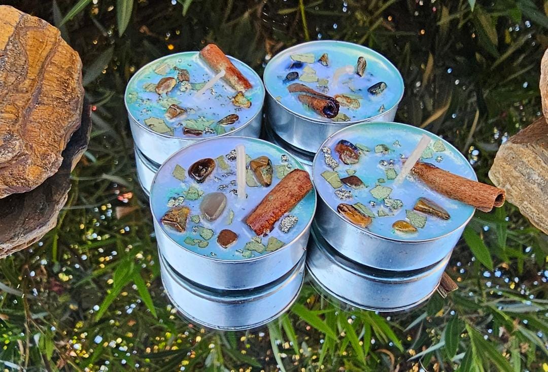Money Magic Intention Tealight Candles
