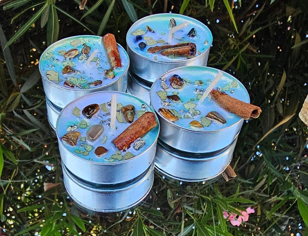 Money Magic Intention Tealight Candles