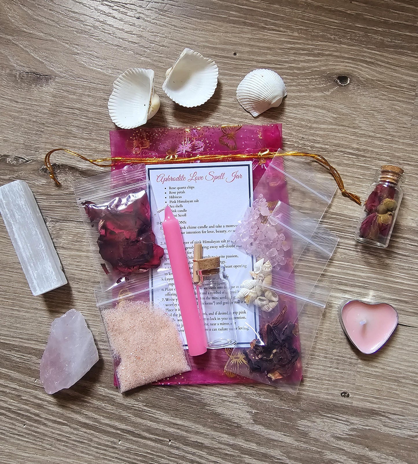 Aphrodite Love Spell Jar Kit