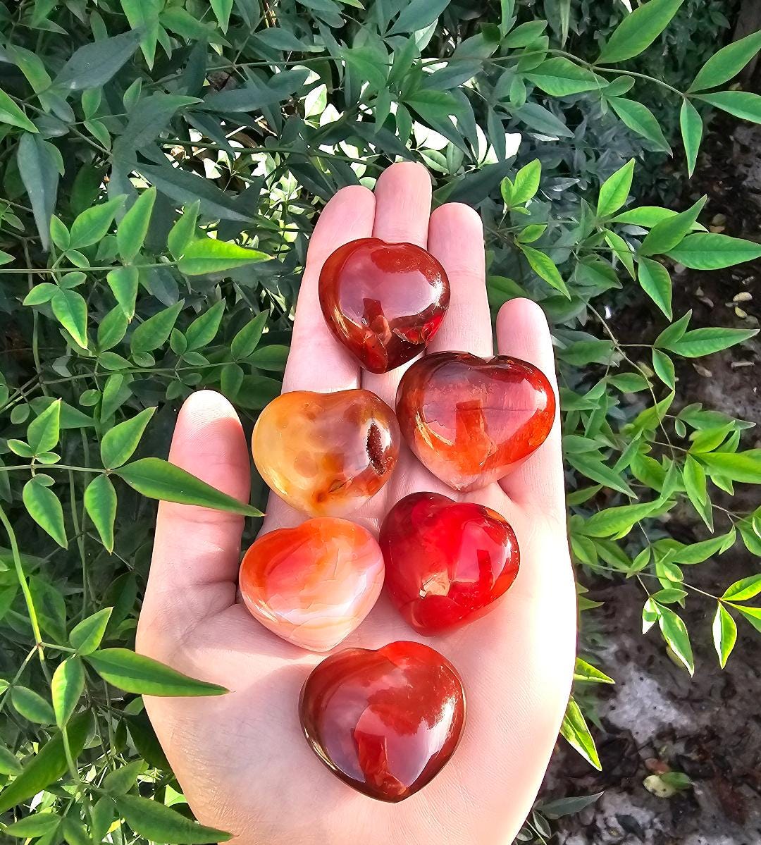 Small Carnelian Heart