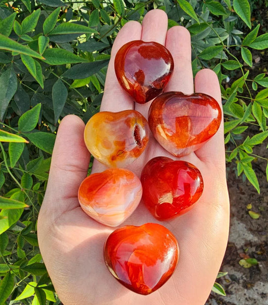 Small Carnelian Heart