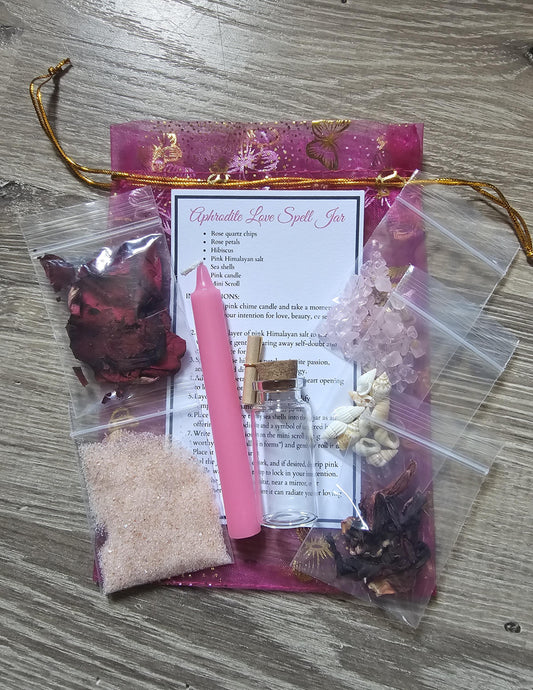 Aphrodite Love Spell Jar Kit