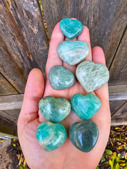 Small Amazonite Heart