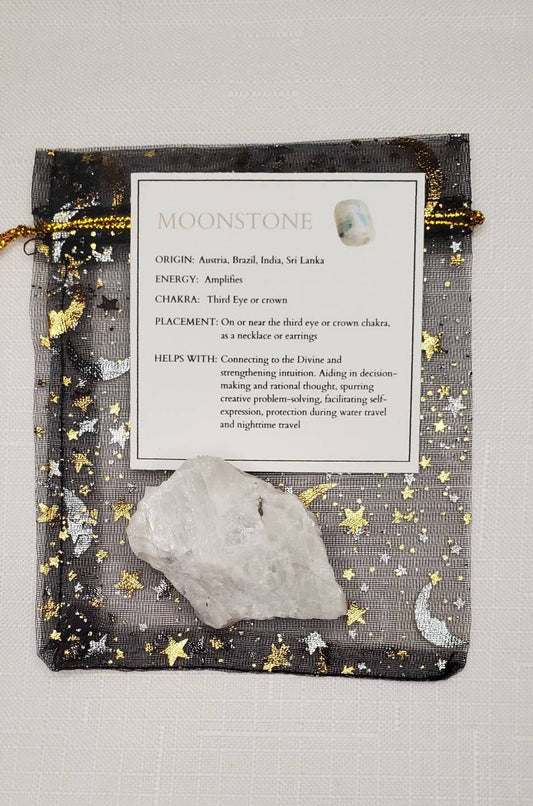 Rainbow Moonstone (Rough) Crystal